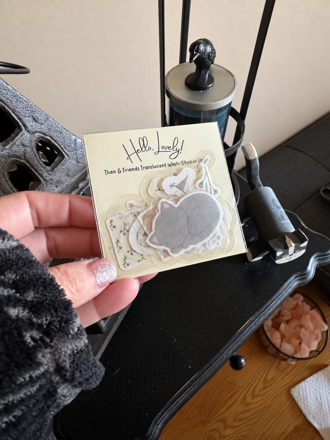 Theo and Friends Translucent Washi Sticker Flakes