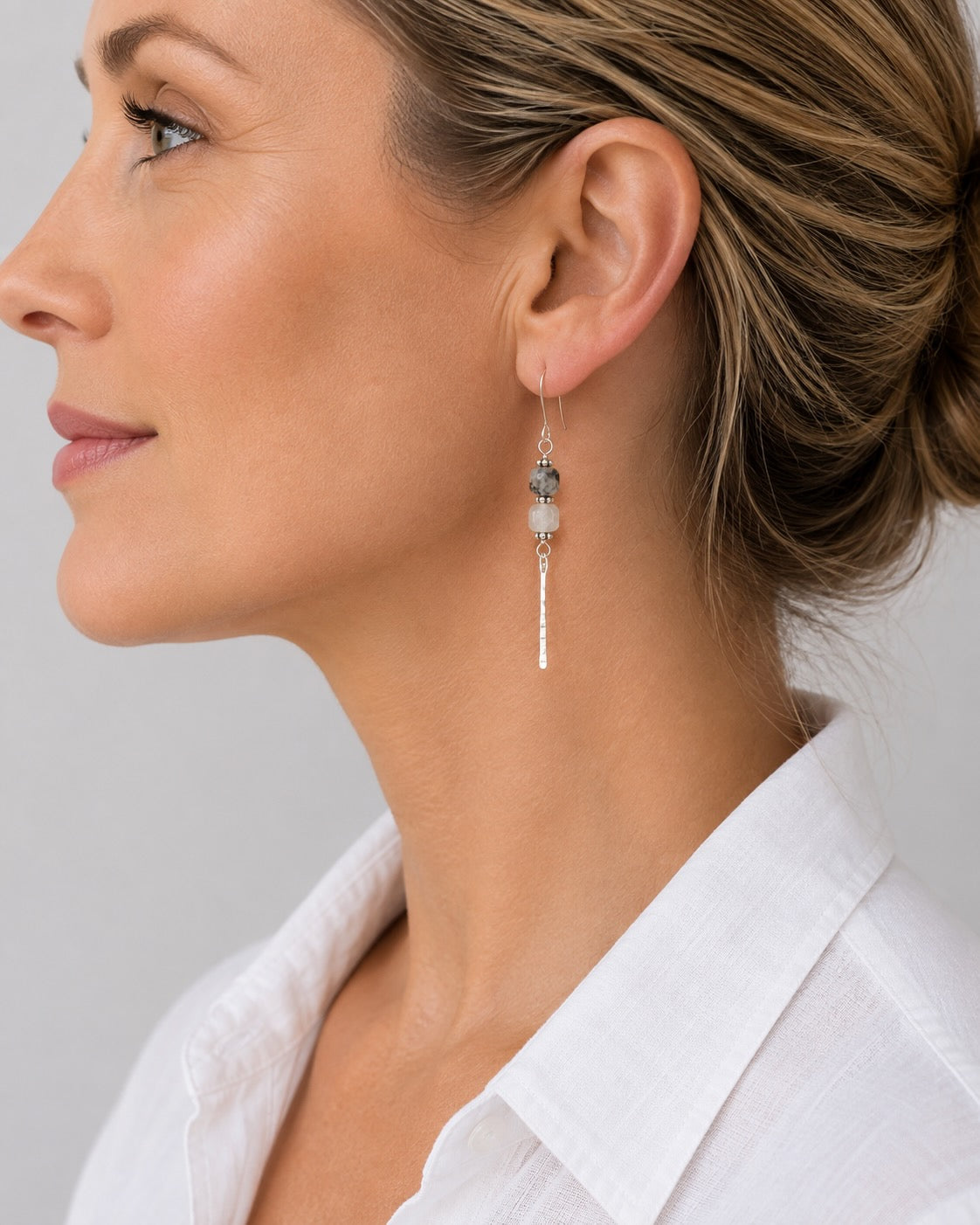 Sticks & Stones Earrings | Dendritic Opal
