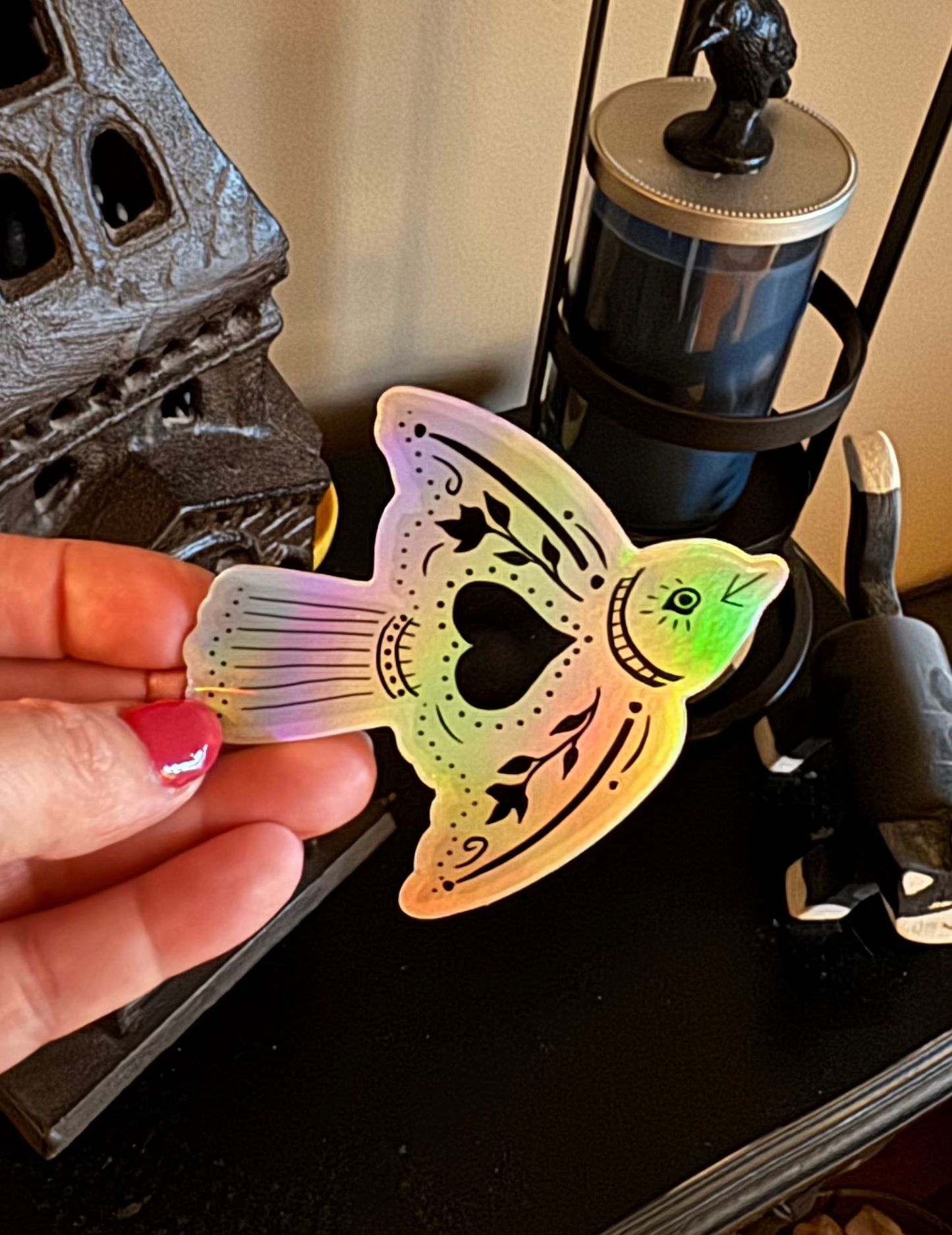 Wayfinder-Holographic Vinyl Sticker