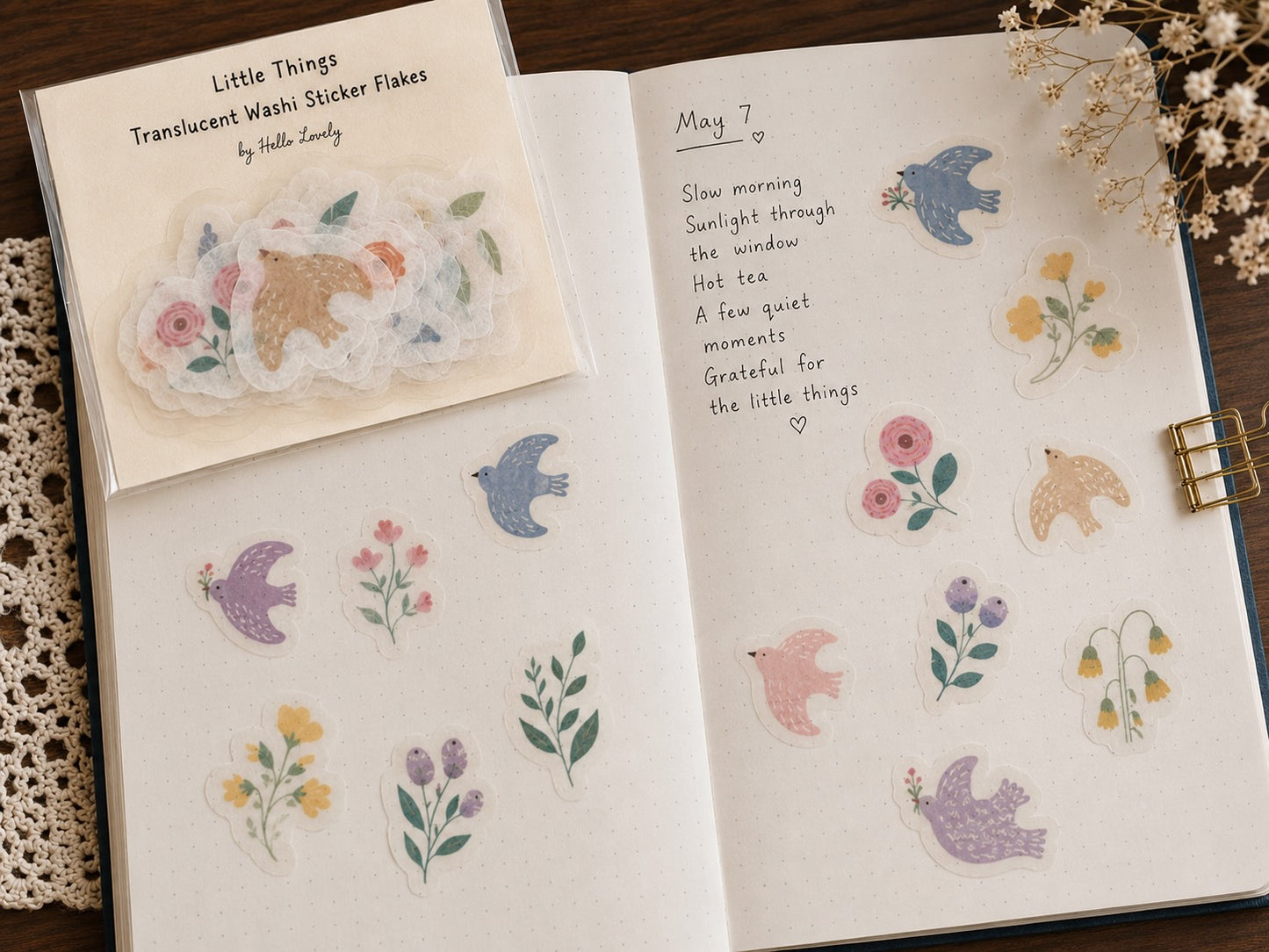 Little Things Washi Sticker Flakes