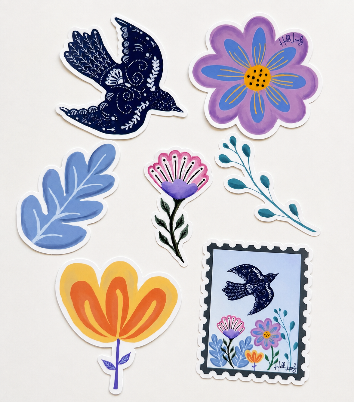 Folk Garden Sticker Pack