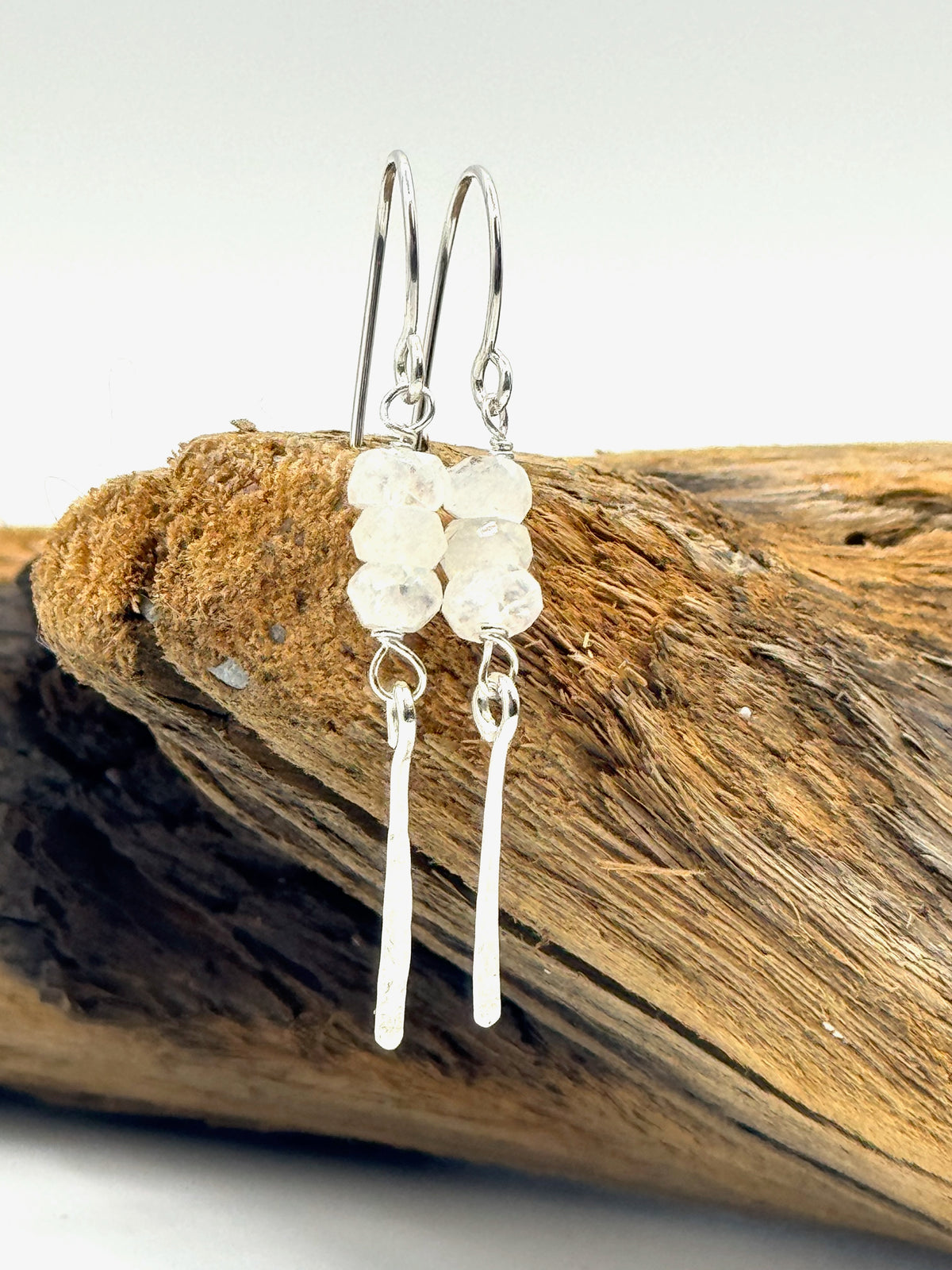 Sticks & Stones Earrings | Moonstone