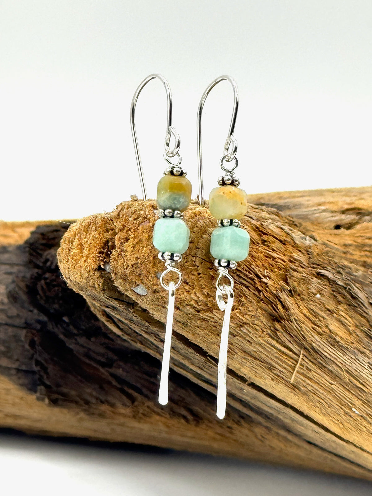 Sticks & Stones Earrings | Amazonite