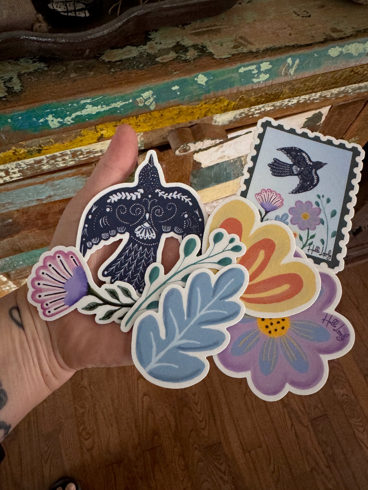 Folk Garden Sticker Pack