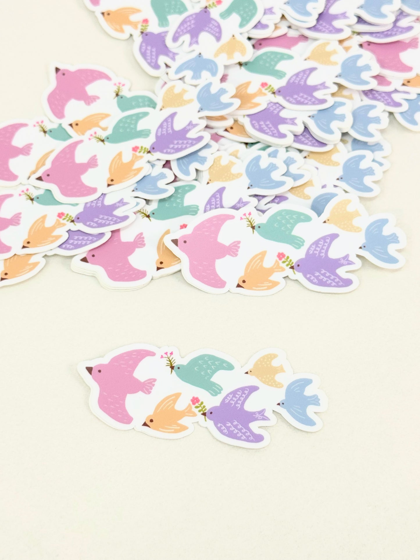 Songbird Flock Vinyl Sticker-Classic