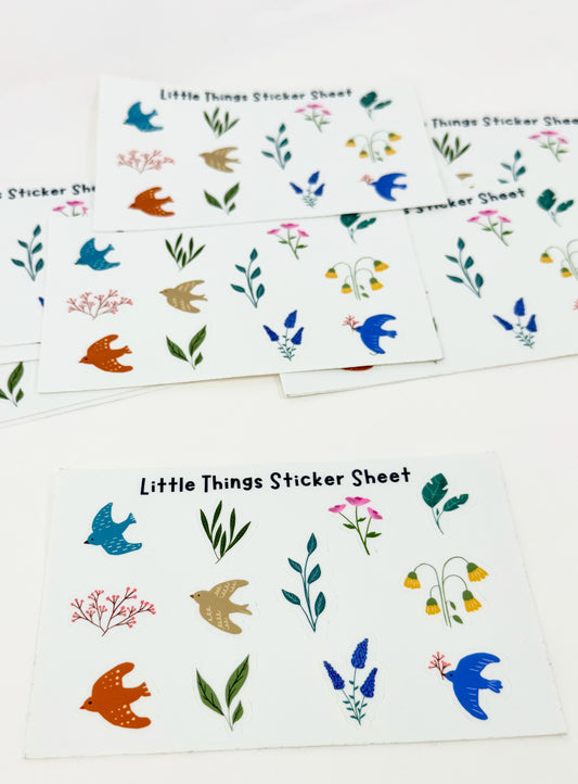Little Things Sticker Sheet
